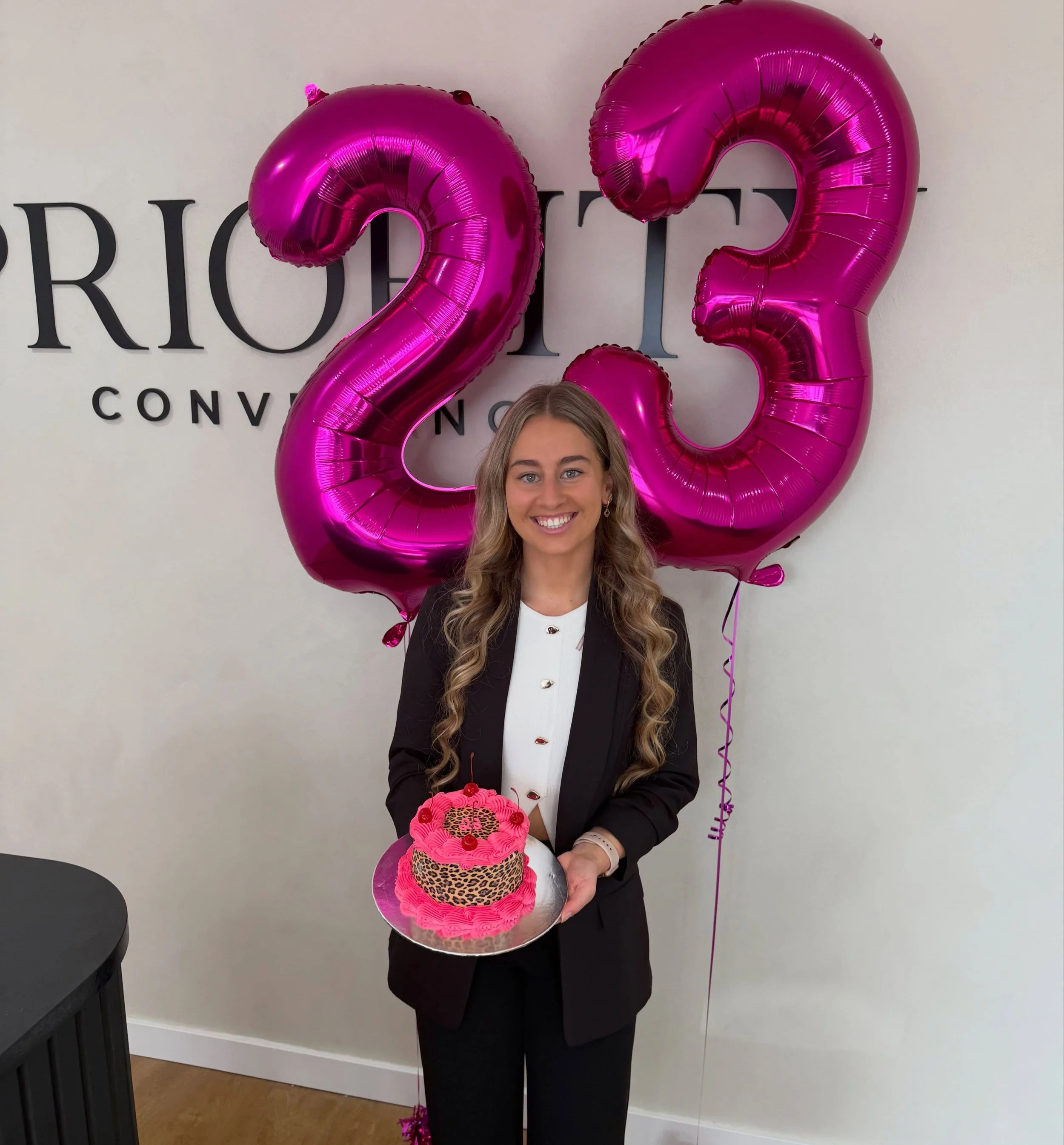 Today, we&rsquo;re celebrating Samara&rsquo;s 23rd birthday in the office. Please join us in wishing her a very happy birthday! 🥳🎂🎉