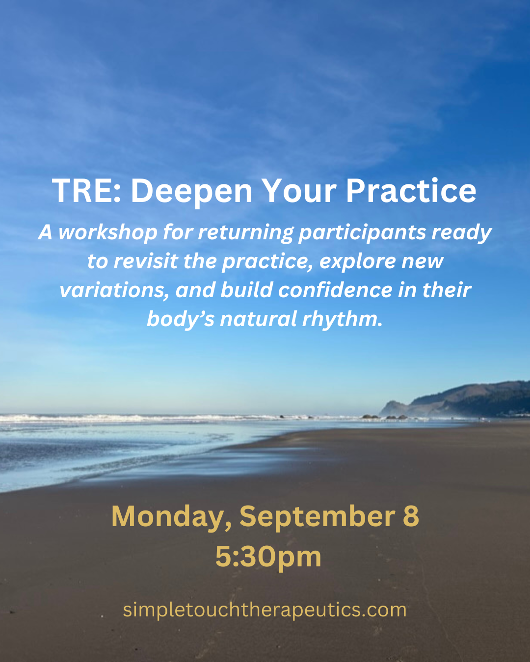TRE: Deepen Your Practice