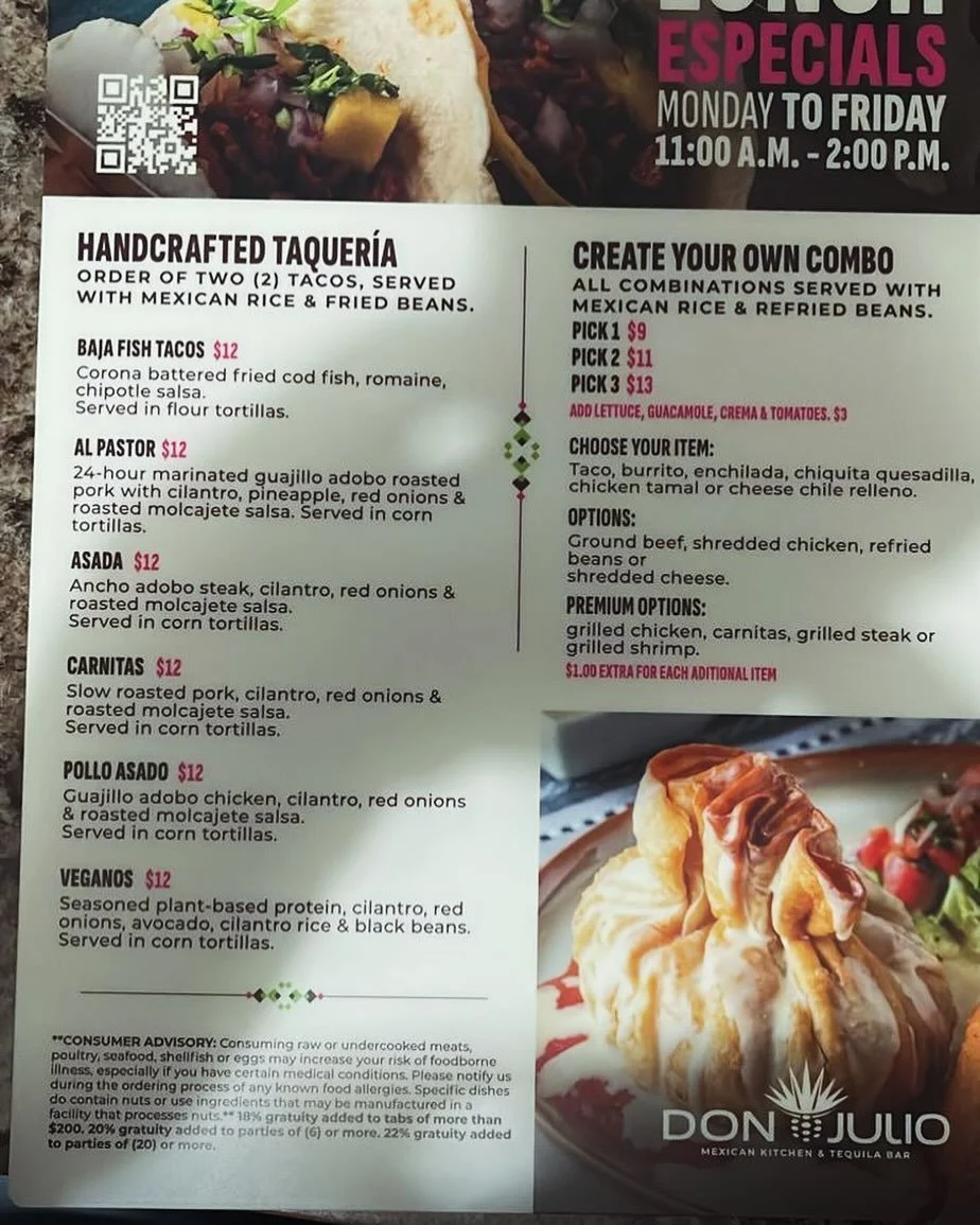 Premium 30mil waterproof, antimicrobial, tear proof and stain proof material for your menu.
Bring your restaurants to the next level showcasing a menu engineered to sell more and captivate your patron&rsquo;s attention.
#graphicdesign #menu #restaura