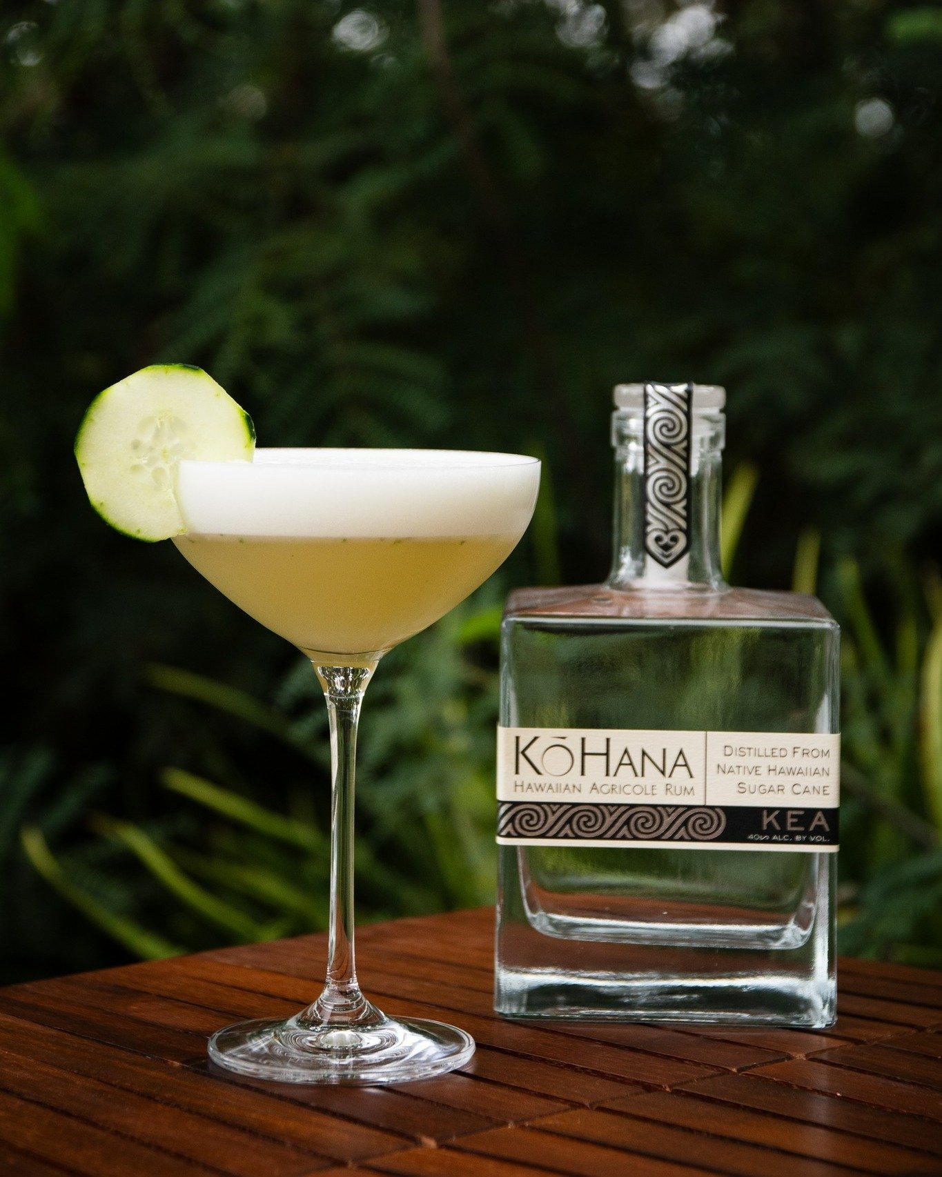 Spring into #PauHanaFriday with our refreshing &quot;Spring Garden&quot; cocktail! Crafted with Kō Hana KEA, crisp cucumber, luscious Giffard's Cr&egrave;me de Fruits de la Passion, freshly squeezed lime juice, and fresh mint, this cocktail is perfe
