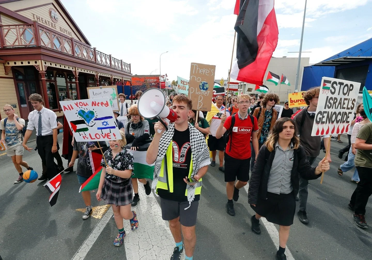 Whakatū showed up ✊ endlessly proud of all the rangatahi who chose to strike. There is power in your presence 🫶

📸 @martinderuyter