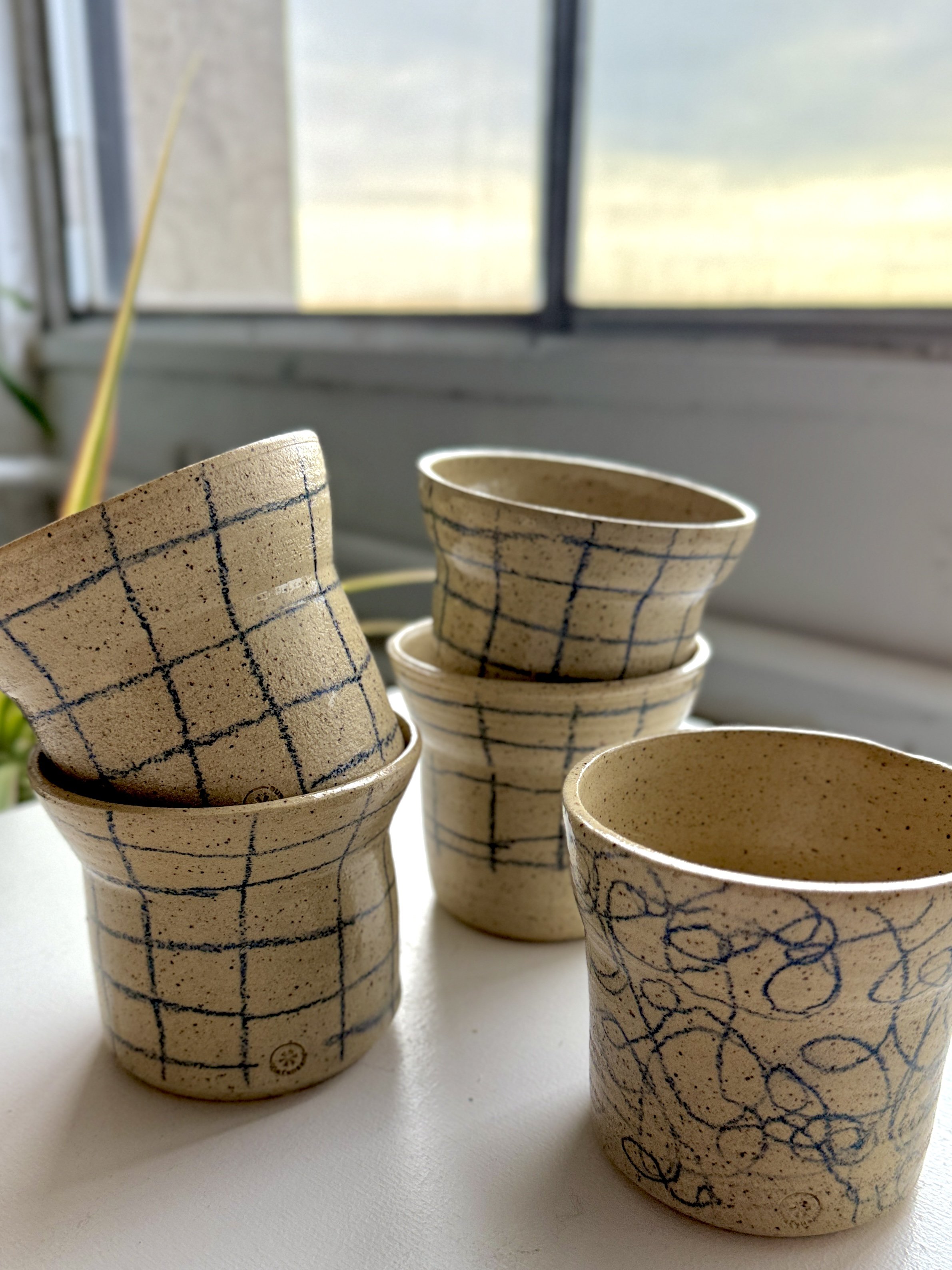 Verre à motifs