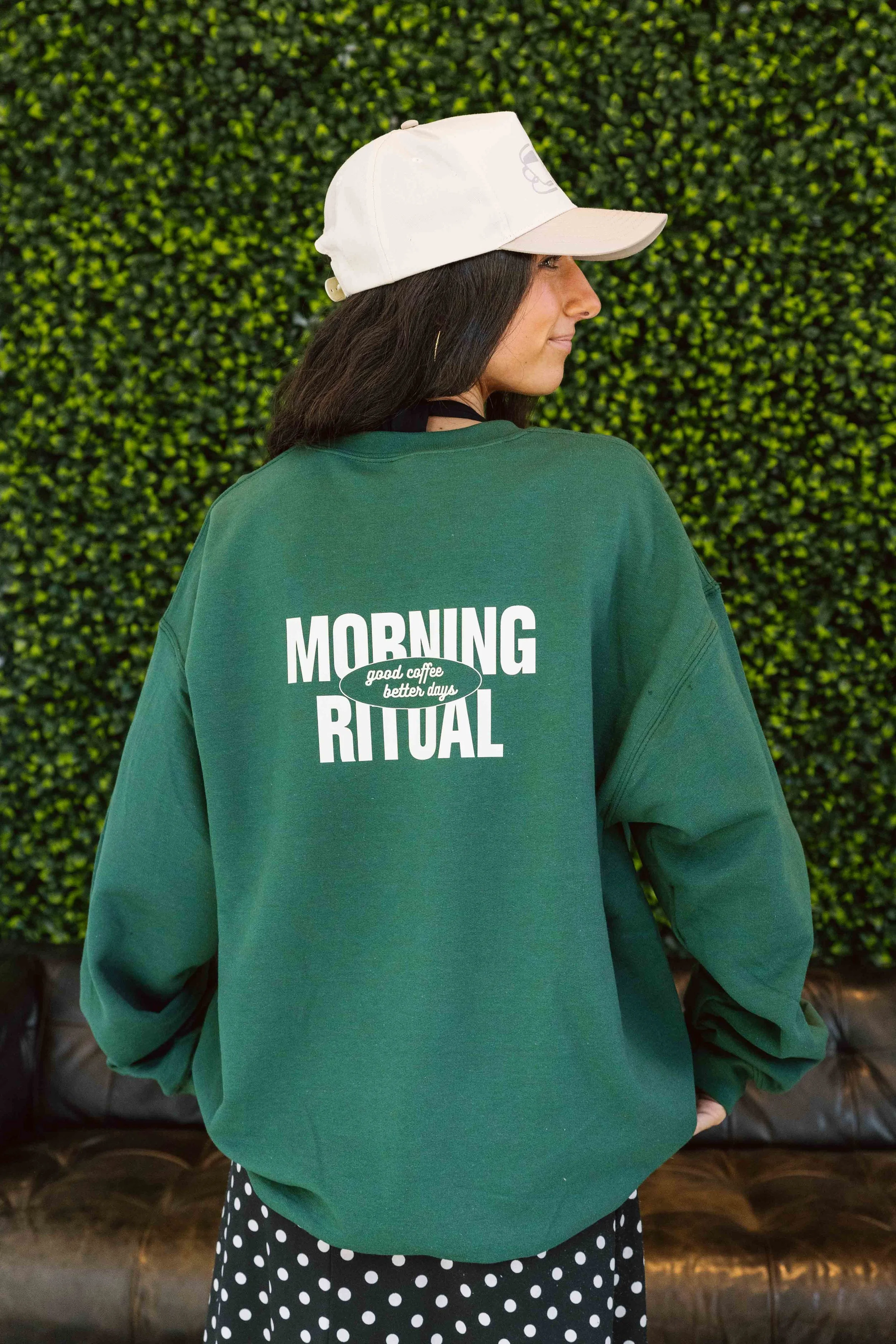 Good Coffee Better Days Crewneck