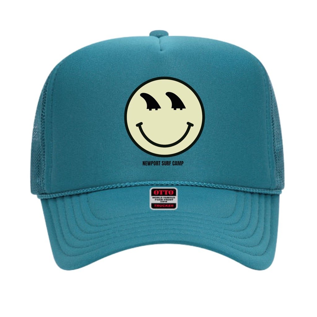 Teal Smile Trucker