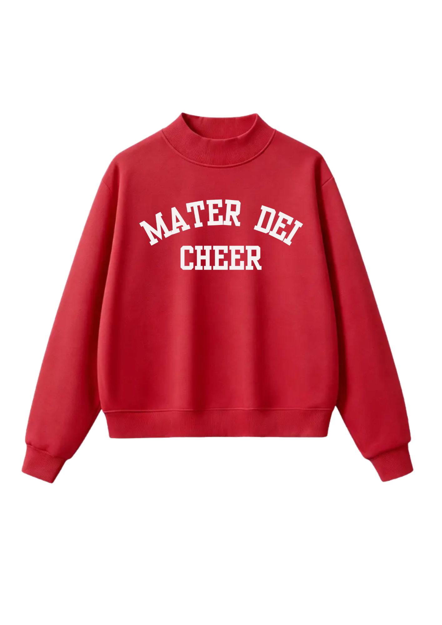 Mater Dei Cheer Mock Neck Crew