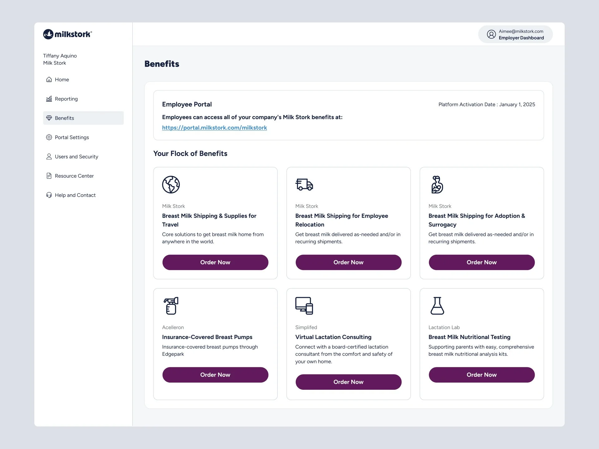 Benefits Dashboard