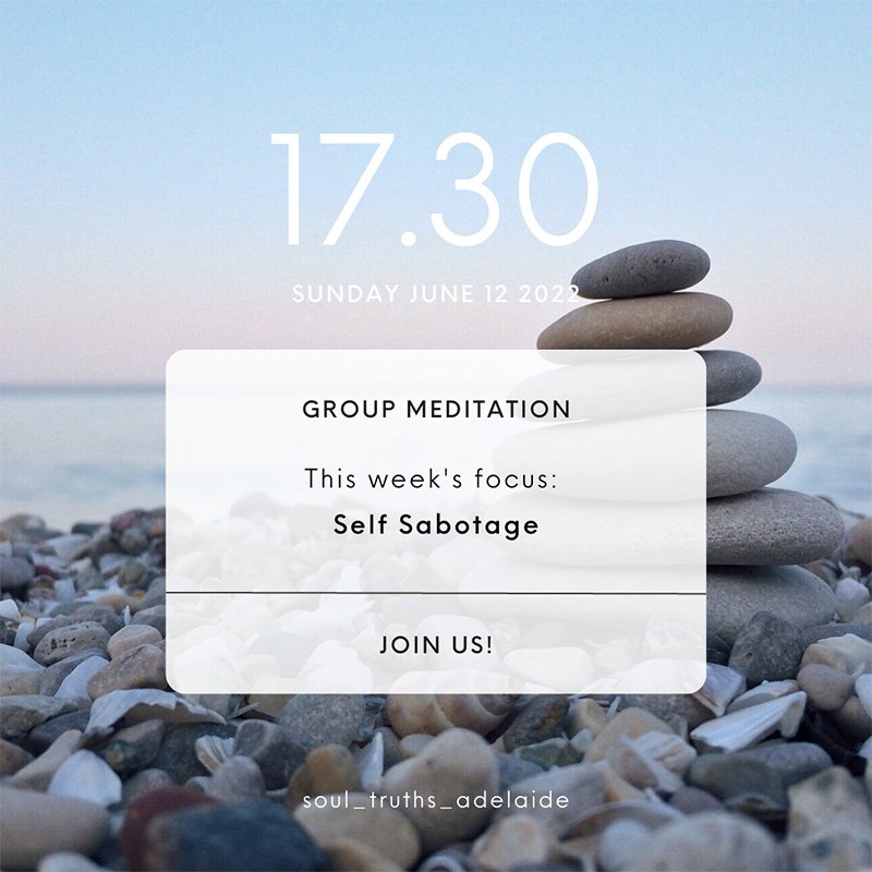 This week’s focus: Self sabotage