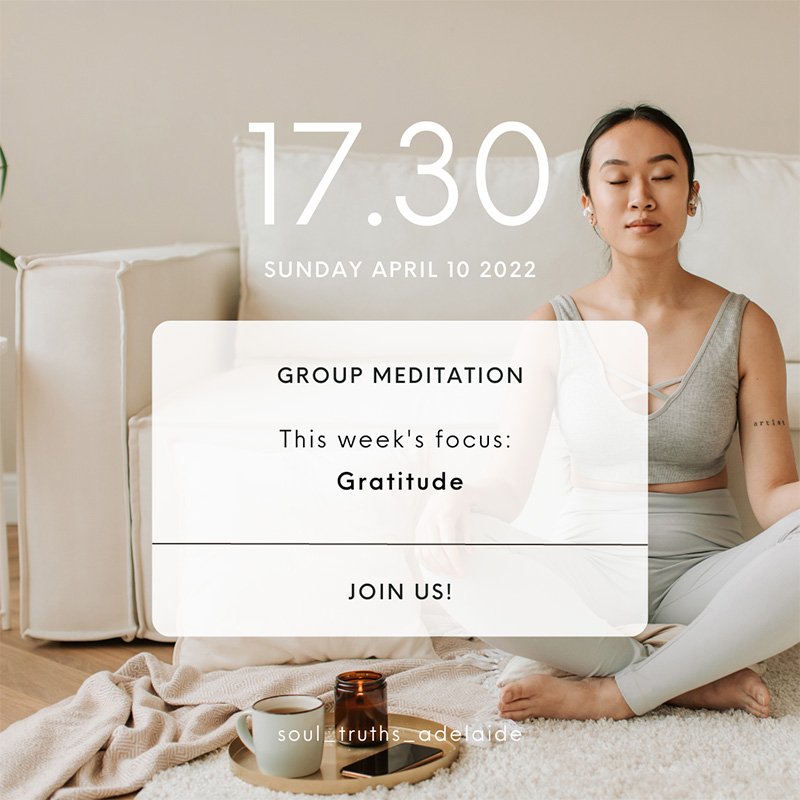 This week’s focus: Gratitude
