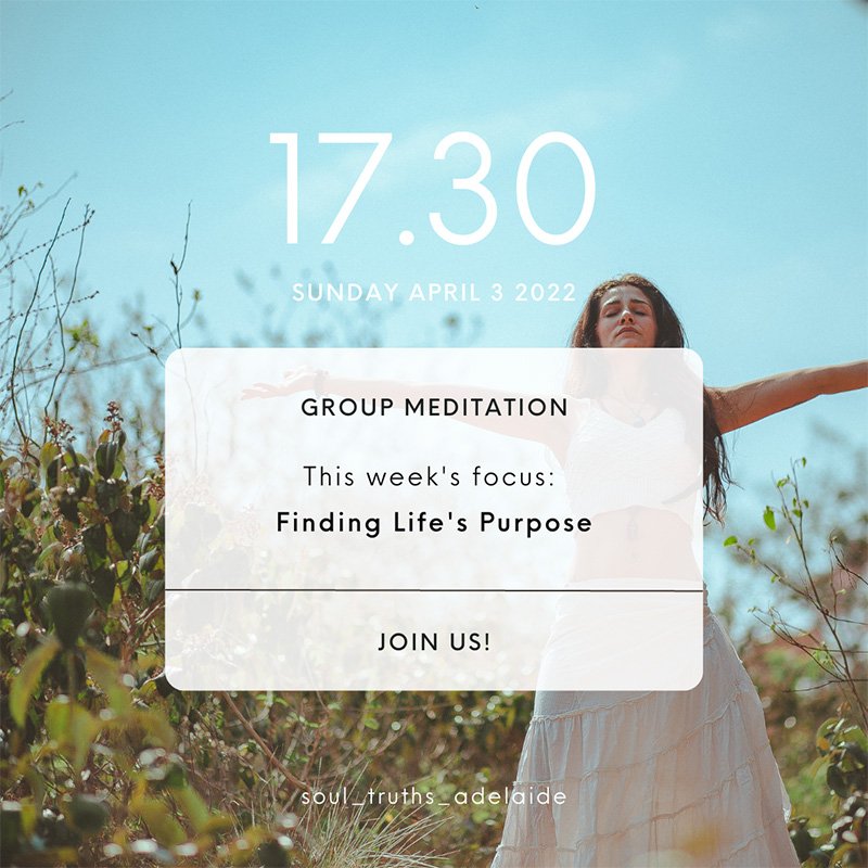 This week’s focus: Finding Life’s Purpose