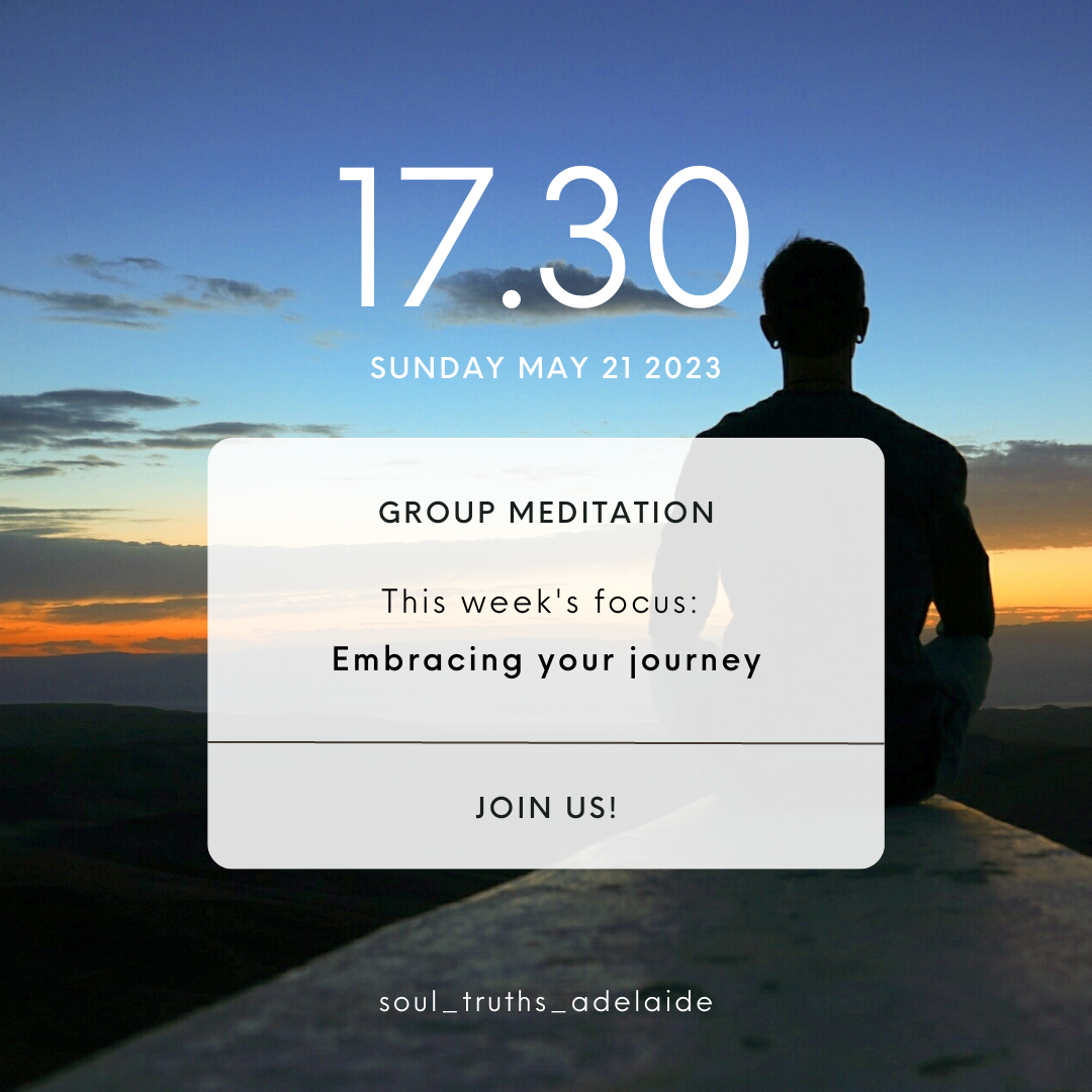 This week's focus: Embracing your journey