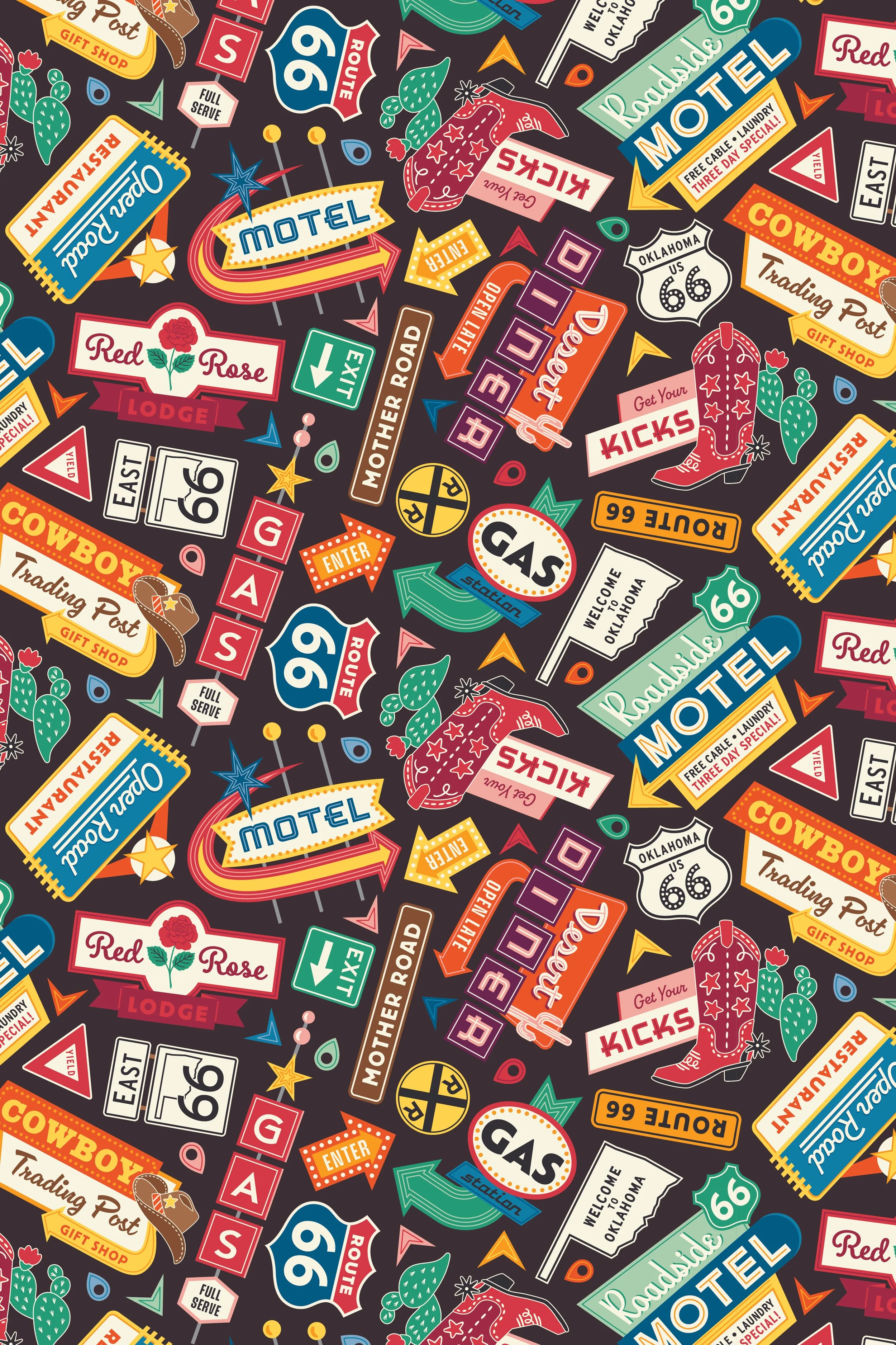 Vintage Signs in Black