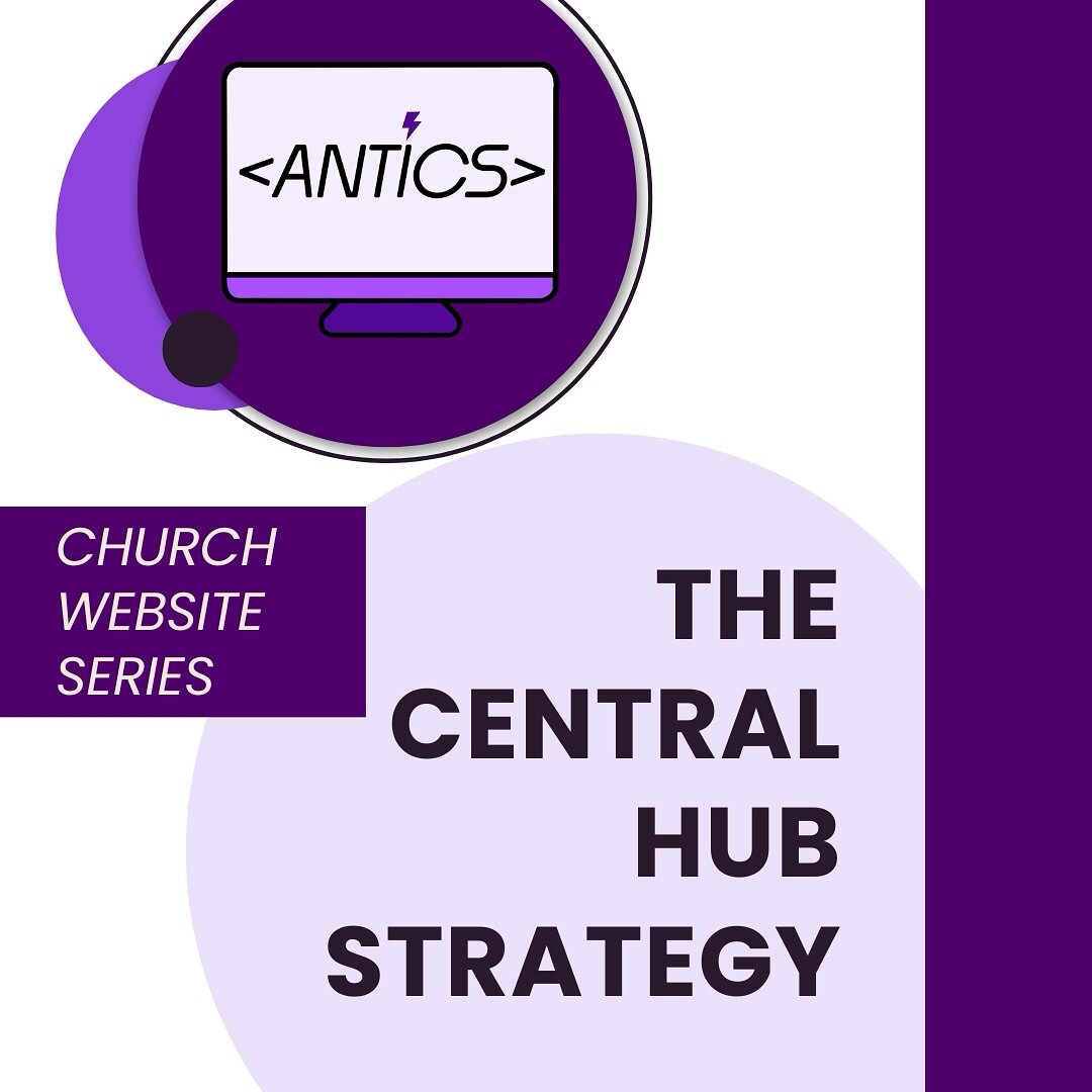 New blog post in the Church Website Series: The Central Hub Strategy. Just sharing what we&rsquo;ve learned when building church websites. Link in bio.