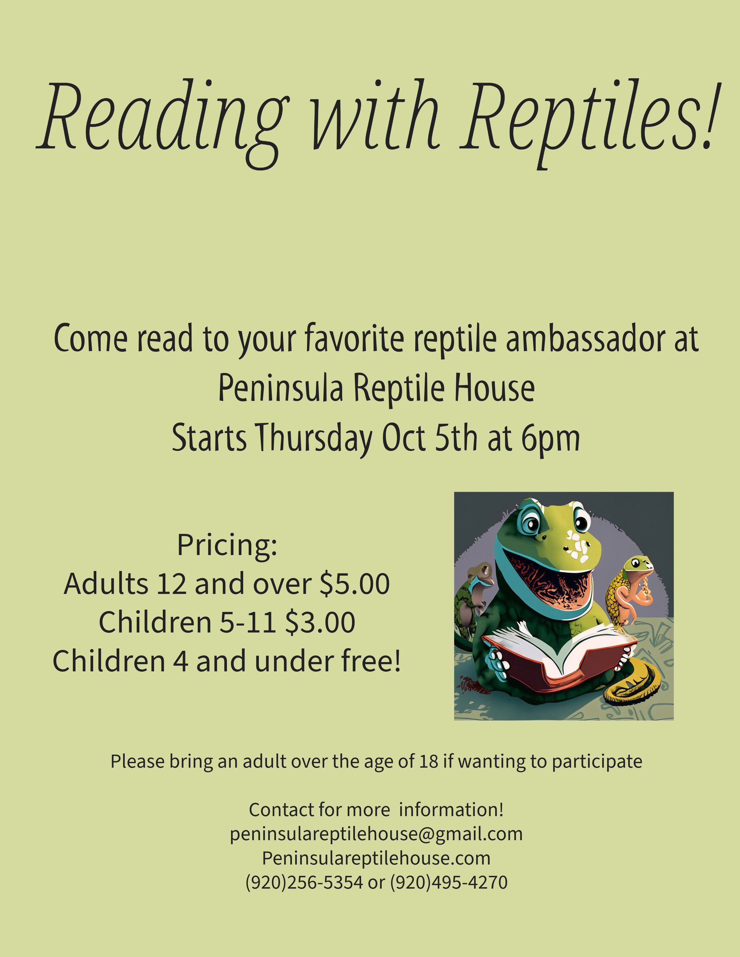 Reading with Reptiles