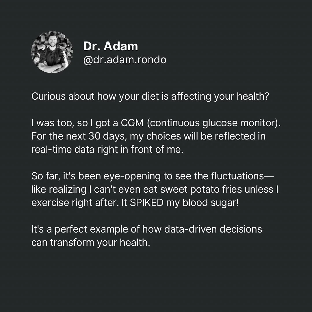The insights I’ve gained from using my continuous glucose monitor (CGM) have had the biggest impact on my nutrition, more than anything else I’ve tried. For me, it’s not about finding the perfect diet—it’s about knowing