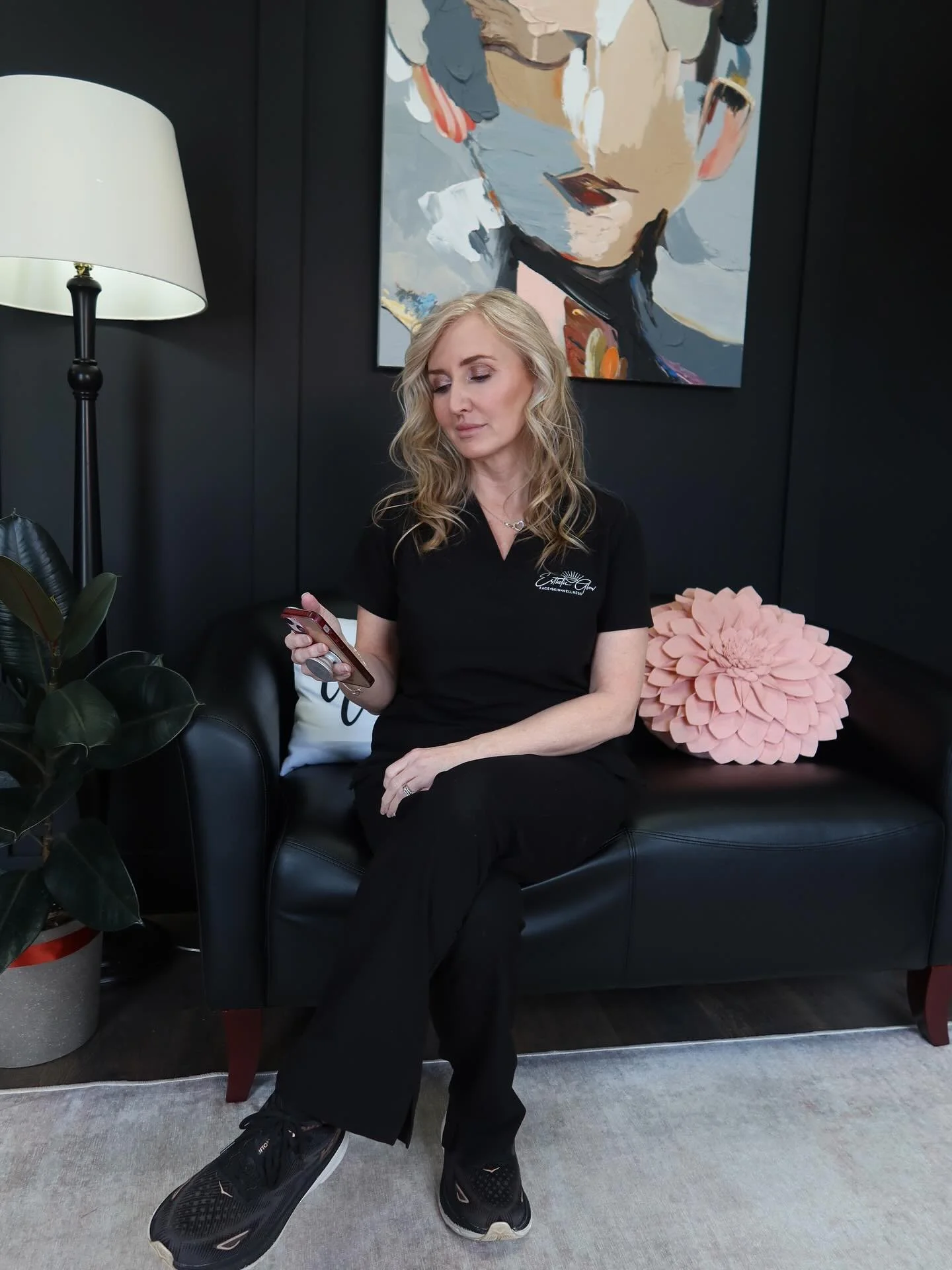 Serving skin and screen time 🎥💁&zwj;♀️ Just another media day at the office!