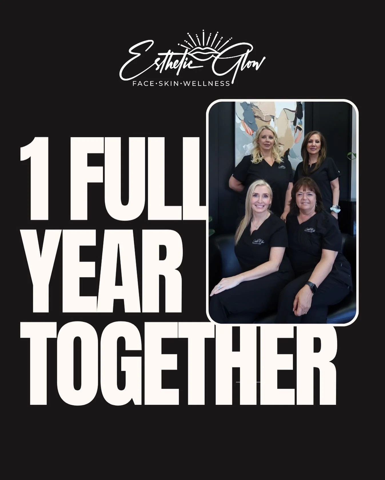 We&rsquo;re celebrating one year of Esthetic Glow next Friday, November 14th. Patients are welcome to drop in throughout the day. Refreshments will be served from 10:30 AM to 2 PM.

Everyone who attends will receive a $25 credit to their account and 