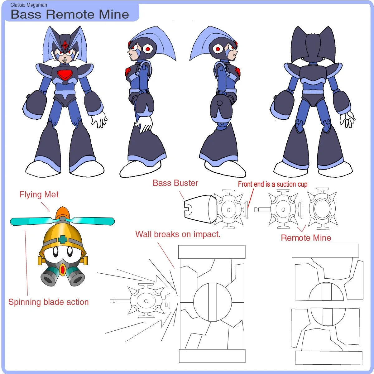 Bass-MegaMan 20th Anniversary Action Figure - Jazwares