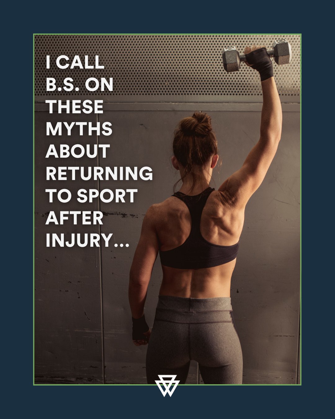 People toss these myths around all the time about returning to sport after an injury, and they are simply not true:⁠
⁠
🙄 &quot;Once you&rsquo;re physically better, you&rsquo;re ready to go!&quot; ⁠
Um, excuse me?! It&rsquo;s not just about physical 