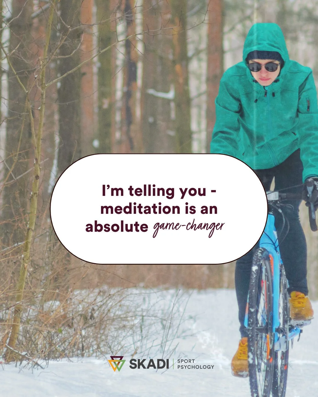 Some of you may be new to the world of using meditation for athletic performance, and to you I say &lsquo;HELLO! 👋.&rsquo;⁠
⁠
If you&rsquo;ve played around with different techniques like visualization or deep breathing, you&rsquo;ve probably stumble