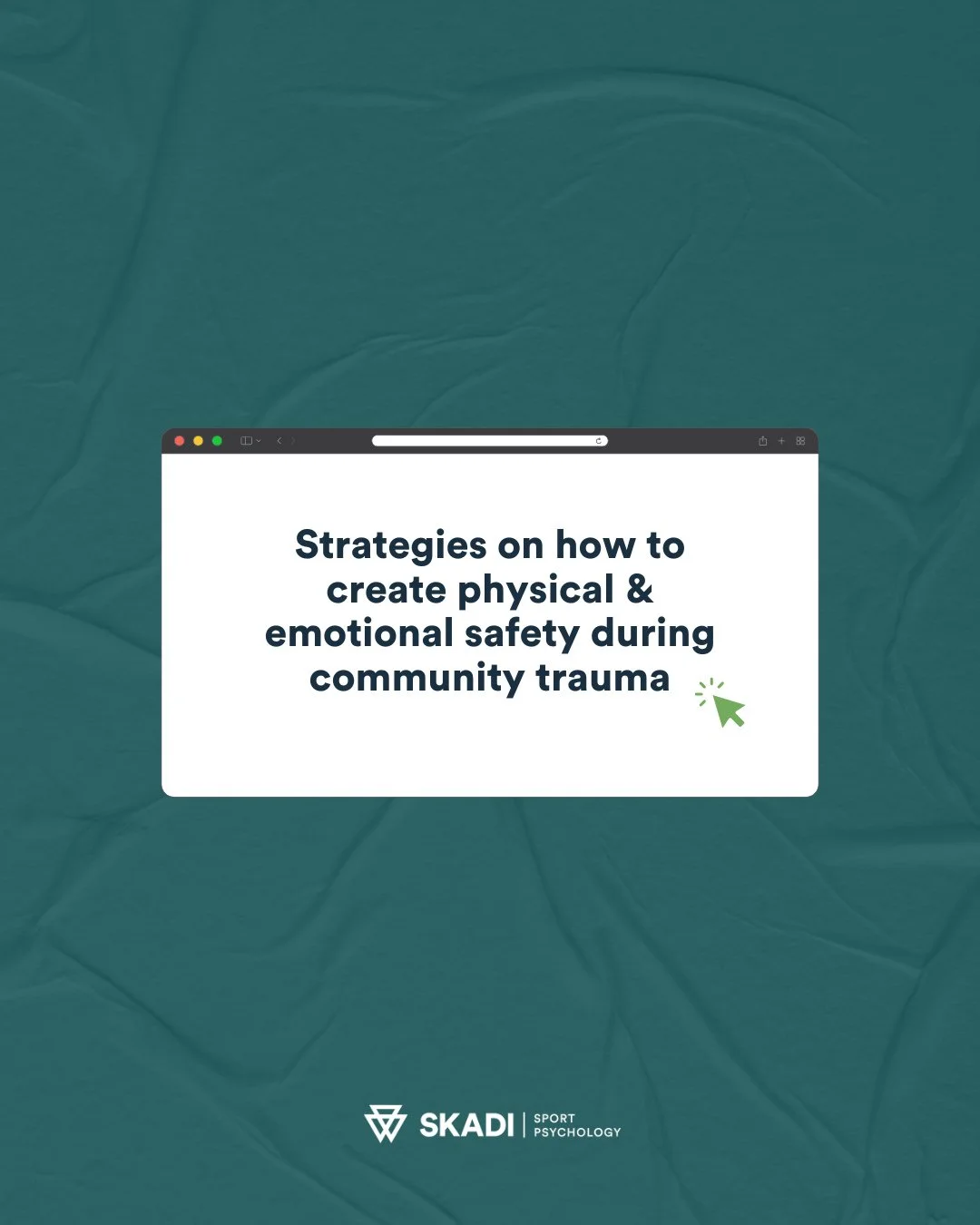 Collective trauma from events like ICE raids affects entire communities - including athletes whose performance depends on a nervous system that feels safe. Research shows trauma responses aren't just psychological but physiological, directly impactin