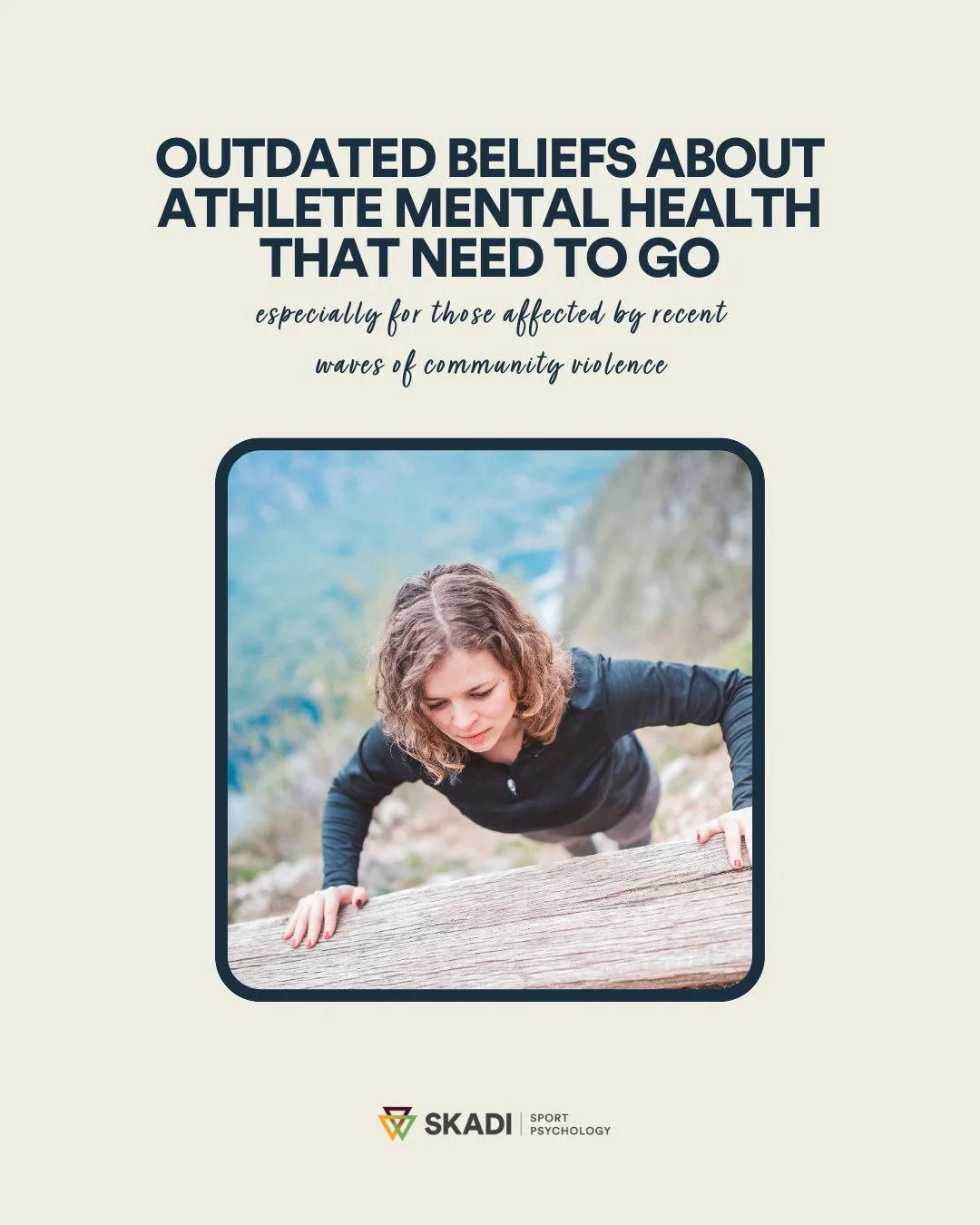 There are several beliefs we must challenge when supporting athletes through community trauma:⁠
⁠
❌ "You have to stay positive at all times"⁠
❌ "High-performing athletes shouldn't need time off for community events"⁠
❌ "Keep 