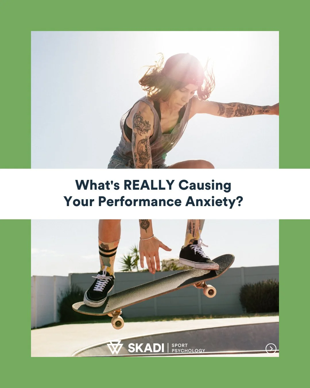 Performance anxiety isn't just about nerves&mdash;it has roots you can identify and address.⁠
⁠
After working with hundreds of athletes experiencing debilitating pre-competition anxiety, I've learned that understanding the SOURCE matters as much as l