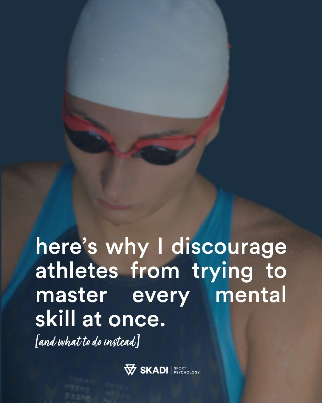 I don't love it when athletes try to master every mental skill at once.⁠
⁠
Here's why: ⁠
⁠
While comprehensive mental training sounds good, trying to develop 5-10 skills simultaneously kills effectiveness and makes everything feel overwhelming.⁠
⁠
In