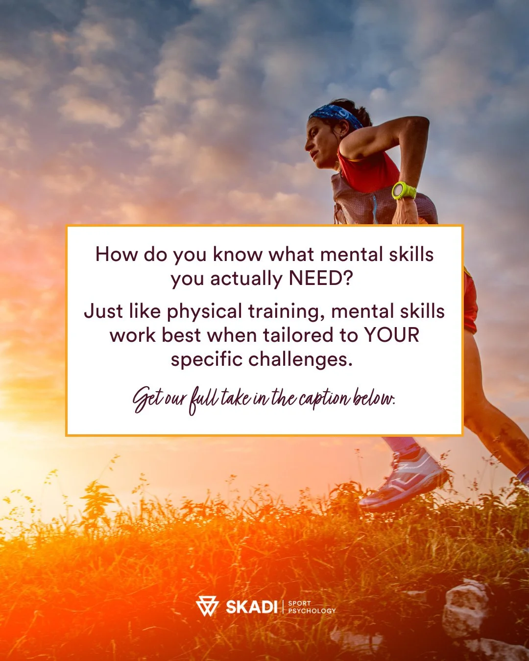 You asked: How do I know what mental skills I actually NEED?⁠
⁠
After working with 1,000+ athletes over the past decade, here's what I've learned: most athletes don't need MORE mental skills&mdash;they need the RIGHT ones for their specific challenge