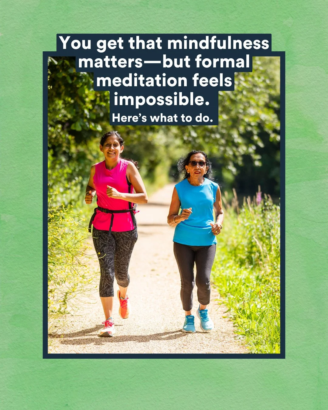 You understand mindfulness matters for performance. But sitting still to meditate? Not happening.⁠
⁠
Here's the truth: You don't need formal meditation to build present-moment awareness.⁠
⁠
Research shows mindfulness isn't about the method&mdash;it's