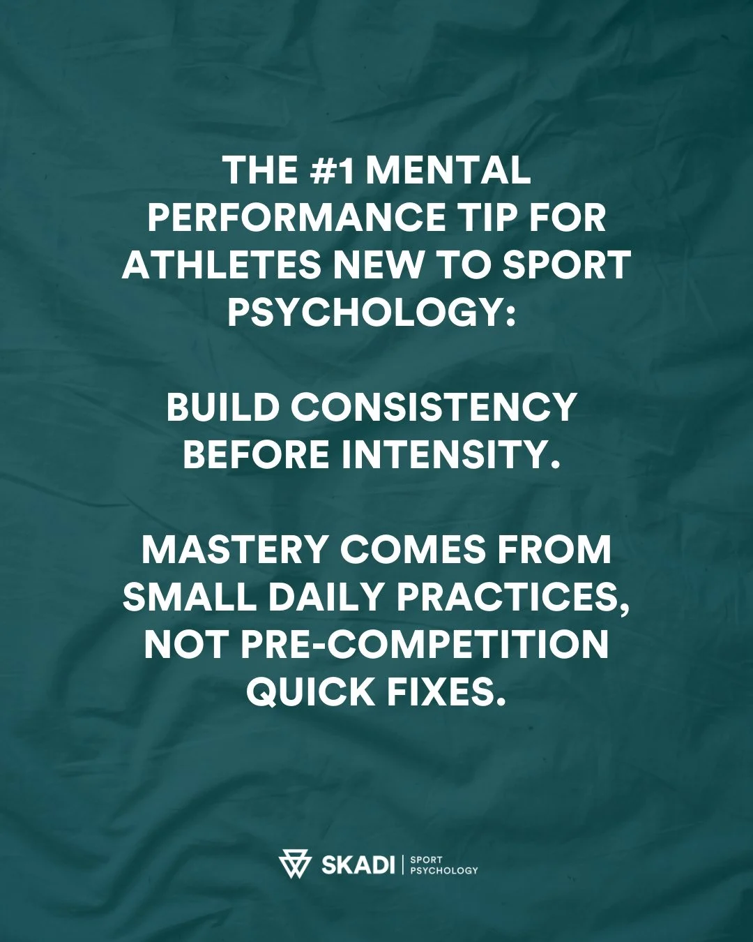 Let's get real, shall we? ⁠
⁠
Mental performance training is all about prioritizing consistent, deliberate practice and reflection.✨⁠
⁠
That is the bare minimum you need to do to develop a decent mental game in sport.⁠
⁠
Because trying to "fix&q