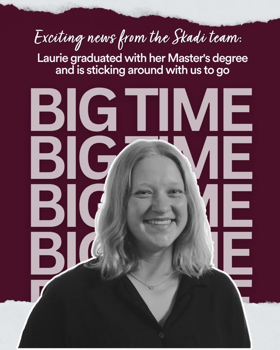 We're celebrating a huge milestone today: ⁠
⁠
Laurie Miller has graduated with her Master's degree in Clinical Mental Health Counseling and Athletic Counseling and is continuing with Skadi in an expanded full-time athletic counselor role! ⁠
⁠
As a fo