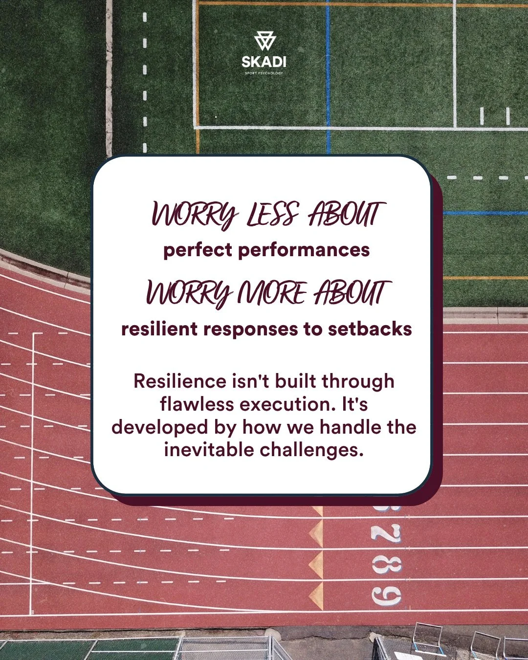 Hot take: Stop obsessing over eliminating mistakes and start focusing on your mistake recovery 🎯⁠
⁠
The research is super clear on this.⁠
⁠
Our own research with athletes (Ayala et al., 2022) found that "Embracing Challenges"&mdash;the abi