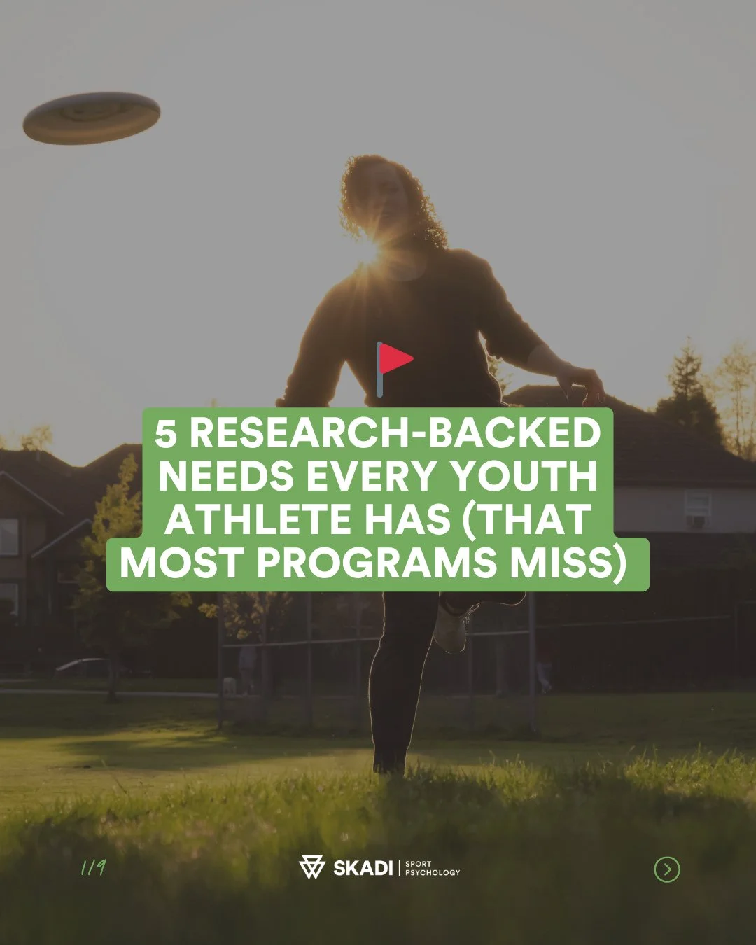 Most youth sport programs are missing these 5 critical needs.⁠
⁠
As a researcher who studies youth athlete wellness, I led a study with 37 subject matter experts to identify what youth athletes actually need to maximize their mental health and develo