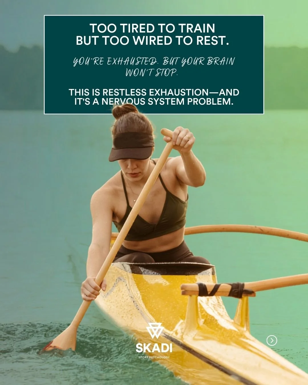 Nobody talks about being too tired to train but too wired to rest.⁠
⁠
Let's say you're exhausted&mdash;the bone-deep kind that no amount of sleep fixes. You want to rest, but when you finally have time, you can't turn off. You feel guilty when you're