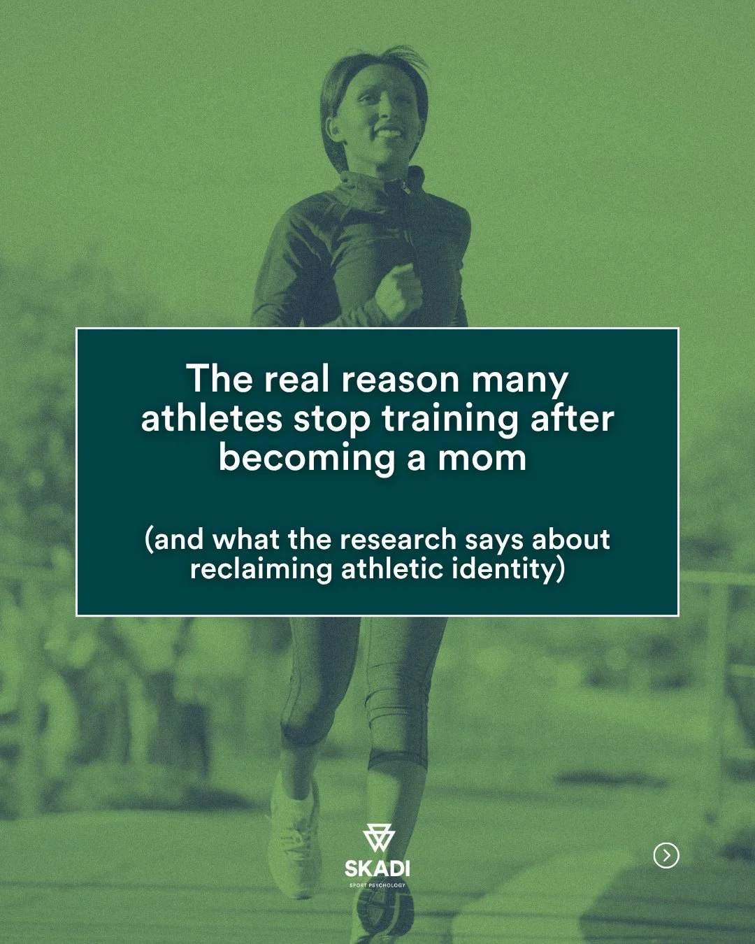 Becoming a mother doesn't have to mean sacrificing your athletic identity&mdash;but the "good mother" narrative can certainly make it feel that way.⁠
⁠
Research on intensive mothering ideology shows it creates unrealistic expectations that 