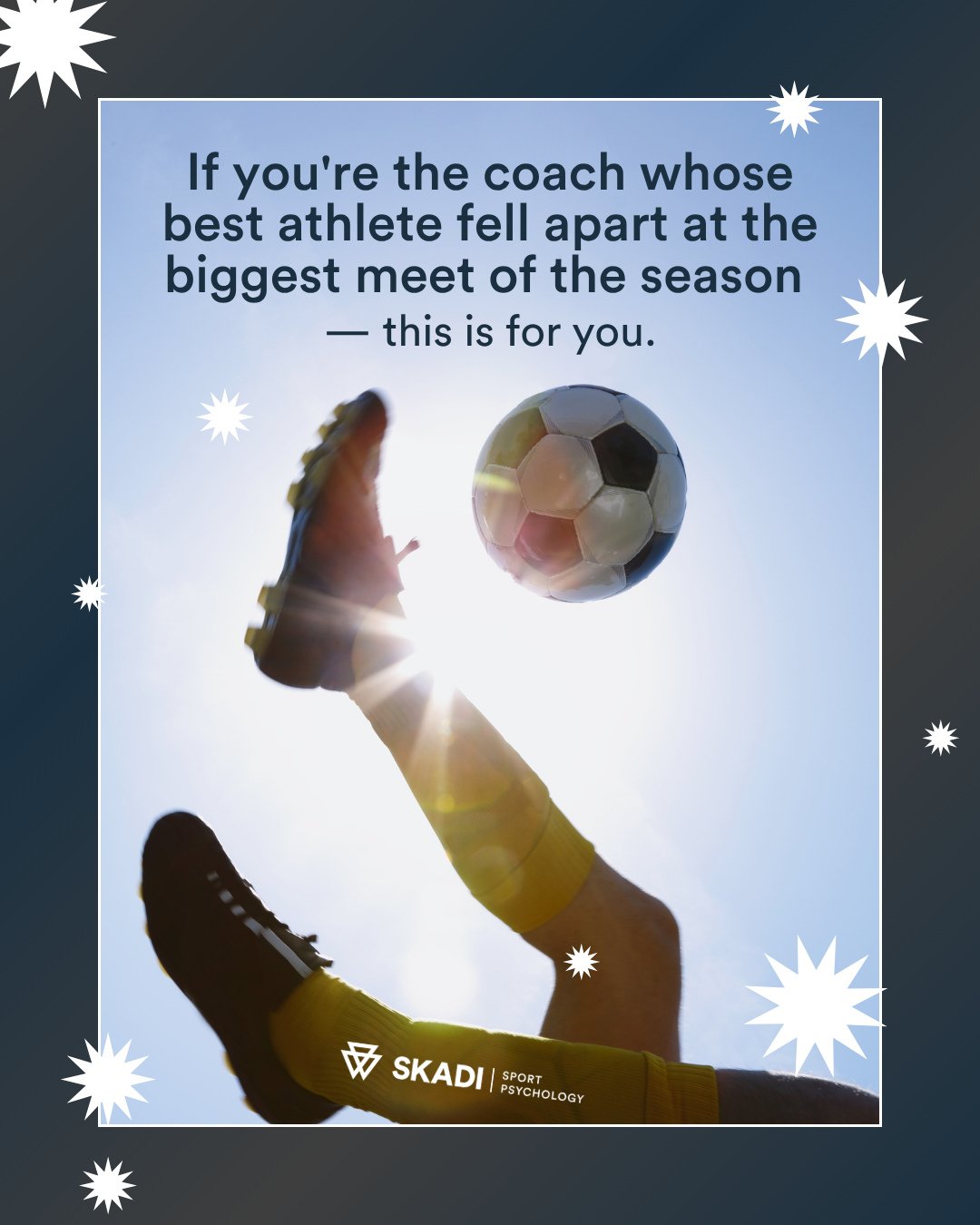 If you're the coach whose best athlete fell apart at the biggest meet of the season &mdash; this one's for you.⁠
⁠
You can train their legs. You can train their lungs. But the thing that unraveled them on race day lives between their ears, and nobody