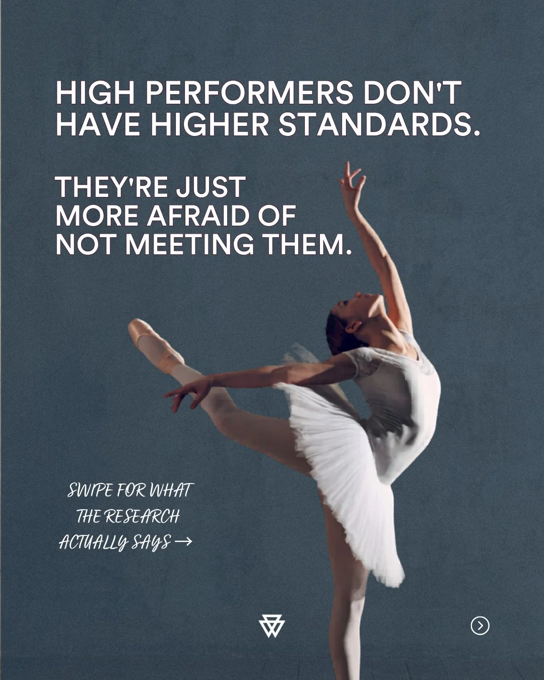 High performers don't have higher standards.⁠
⁠
They're simply more attached to the outcomes.⁠
⁠
Here's what the research actually says about managing perfectionism in sport:⁠
⁠
1. KNOW THE DIFFERENCE BETWEEN EXCELLENCE AND PERFECTIONISM⁠
A 2025 meta