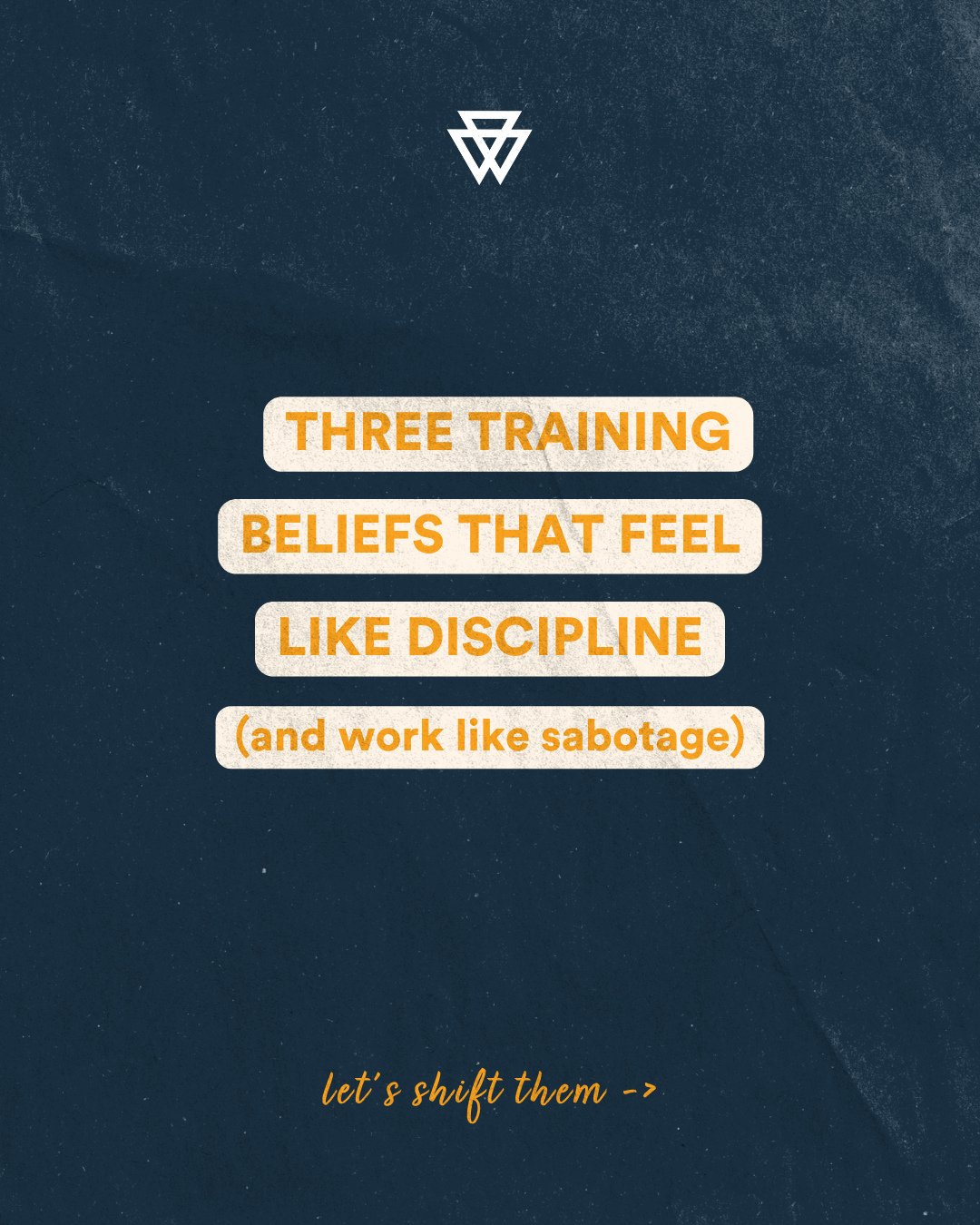 Three training beliefs that feel like discipline (yet work like sabotage).⁠
⁠
❌ "DELOAD WEEKS MEAN I'M LOSING FITNESS."⁠
Adaptation happens during recovery, not during the workout. Planned deloads are part of how periodized training works; 