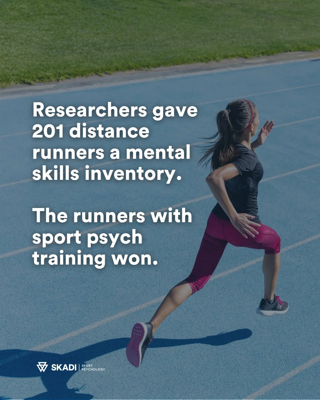 A group of researchers handed 201 distance runners a mental skills inventory, and one thing separated the high scorers from everyone else.⁠
⁠
It wasn't gender. It wasn't race distance. It wasn't competition level.⁠
⁠
It was whether they'd ever traine