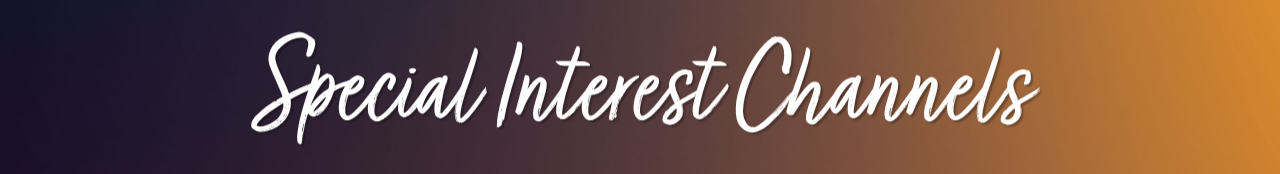 Special Interest Channels heading