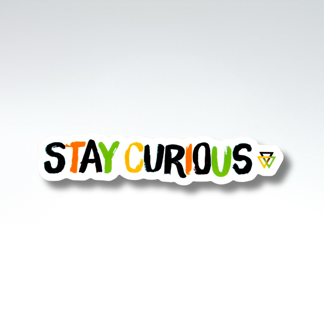 "Stay Curious" Sticker