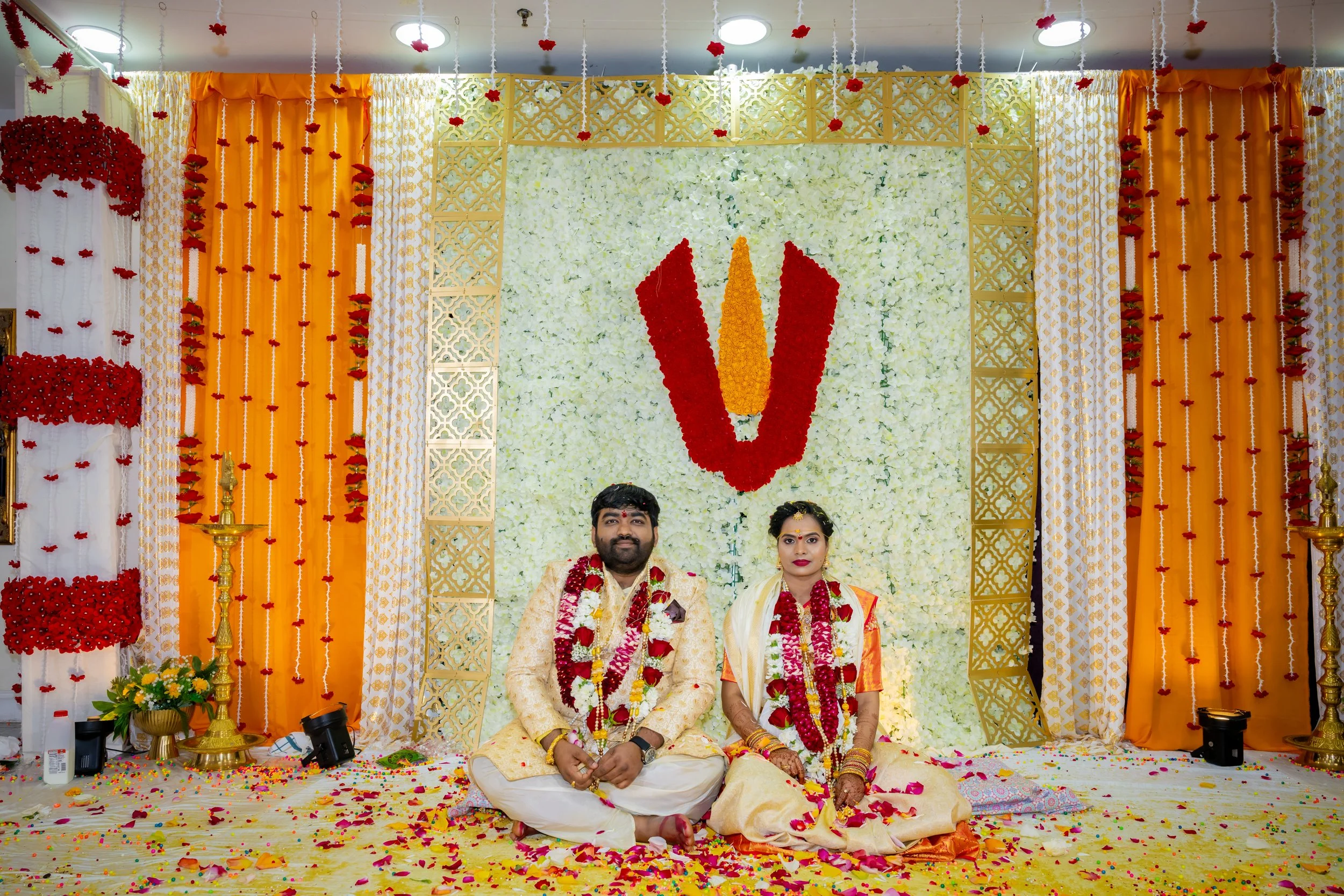 South Asian wedding ceremony and couple engagement photography in Greater Philadelphia