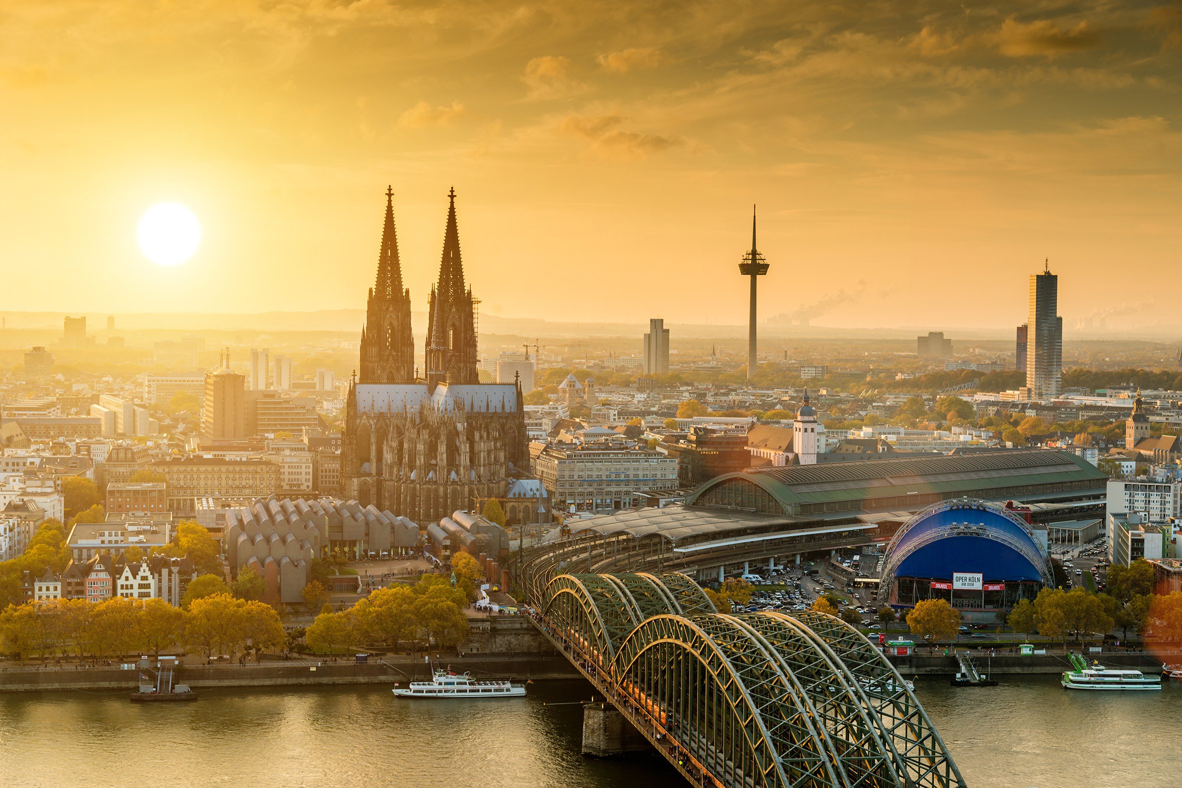Sunrise Over Cologne