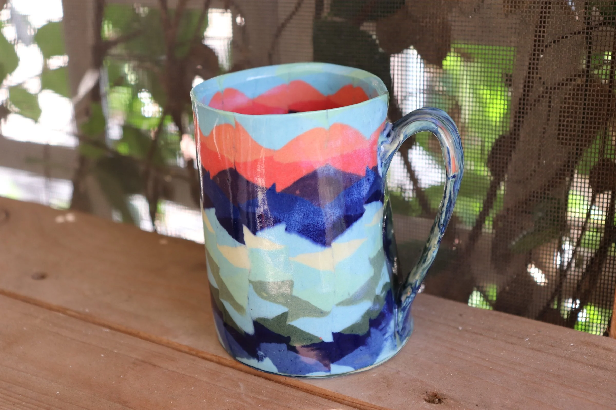 geometric mug