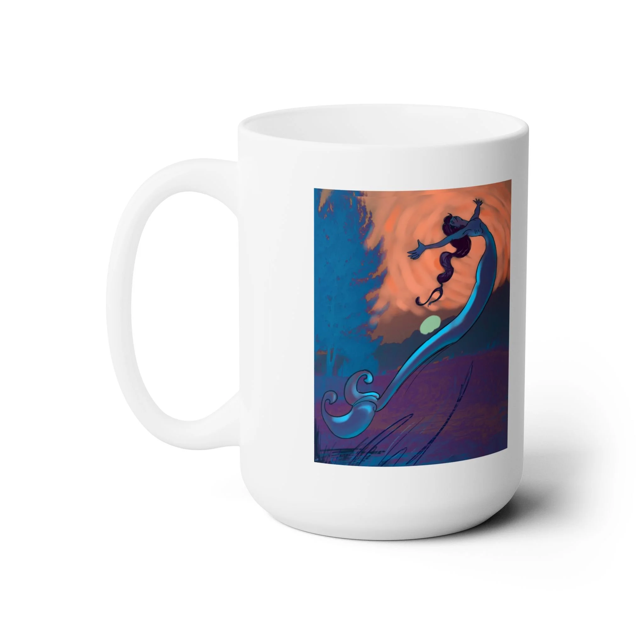 Jump for Joy Mermaid Ceramic Mug