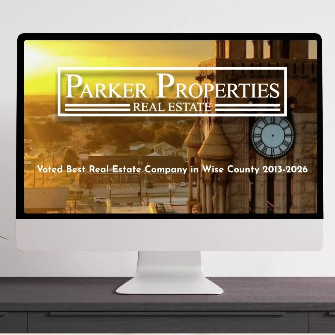Parker Properties website, created by Wise Marketing in Wise County, Tx.
