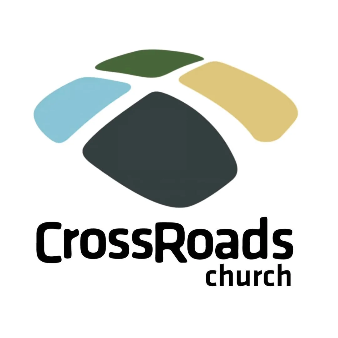 CrossRoads Church logo with a stylized cross and the text 'CrossRoads church' underneath.