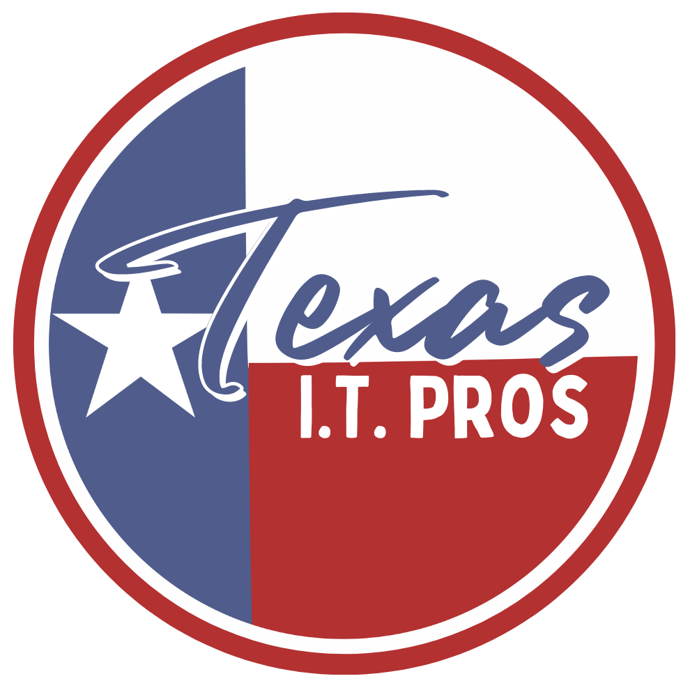 Texas I.T. Pros logo, designed by Wise Marketing in Decatur, Tx.