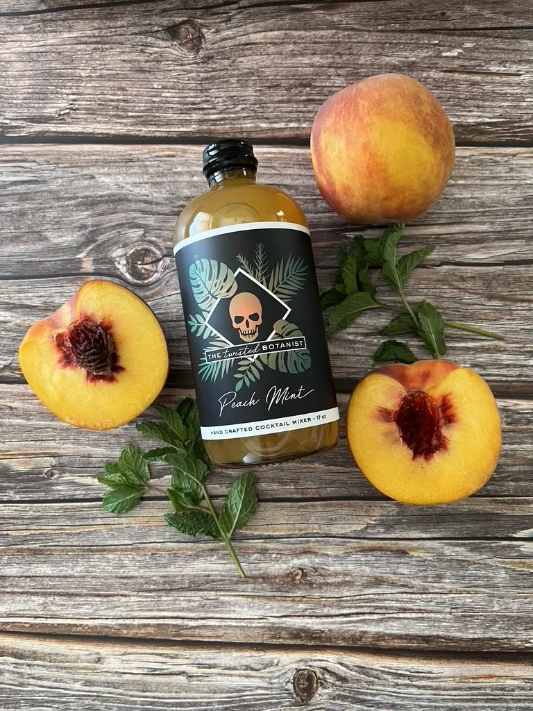 Peach Mint Cocktail Mixer — Twisted Botanist