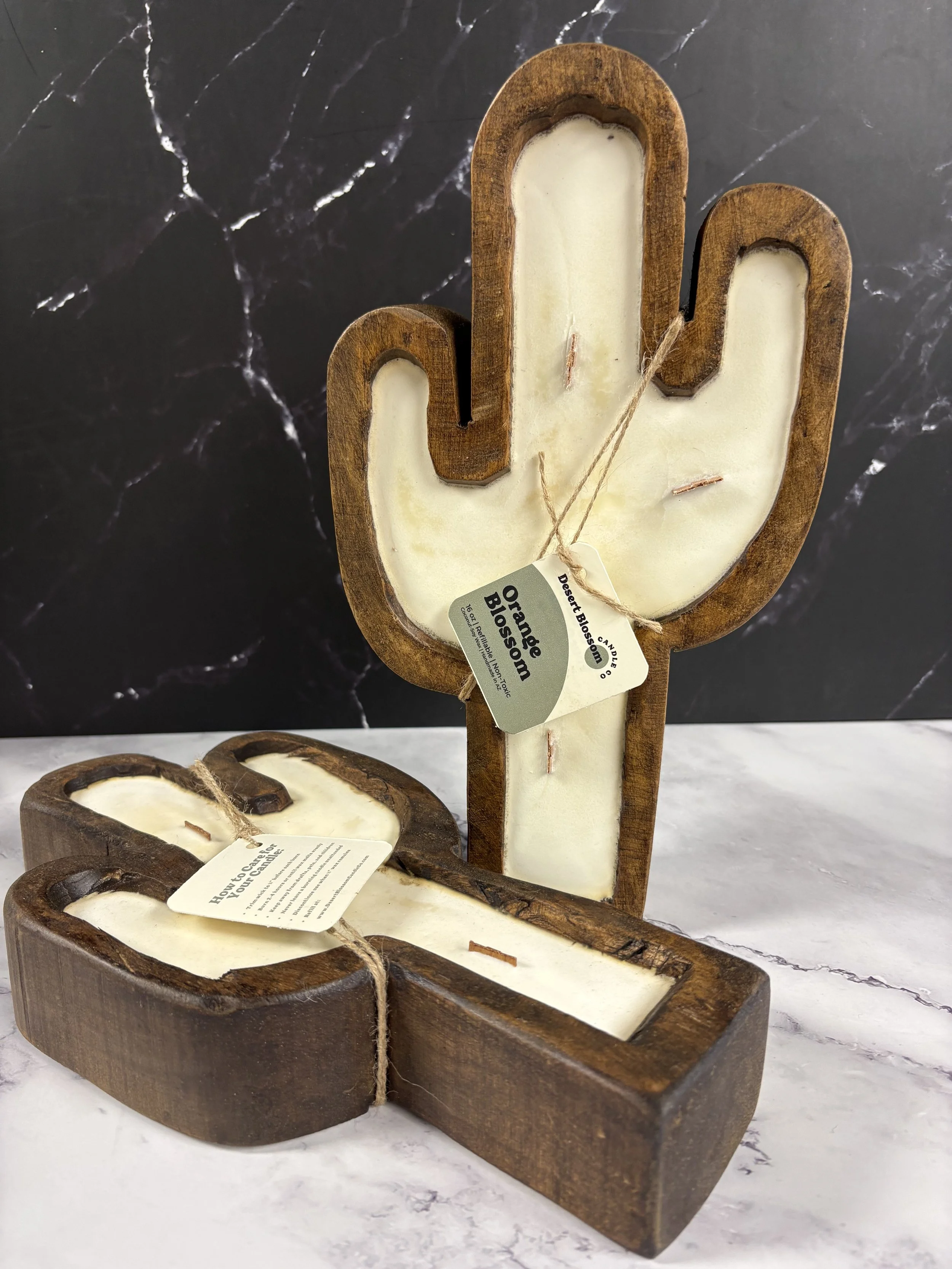 Cactus Dough Bowl Candle